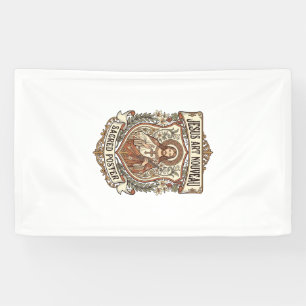 Jesus Art Nouveau Heiliger Poster Jesus Art Nouvea Banner