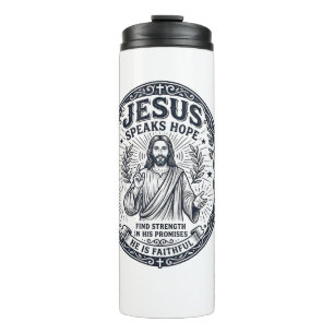 Jesus ASL gehörlose Gemeinschaft Einschluss-Shirt  Thermosbecher
