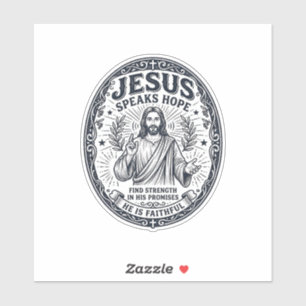 Jesus ASL Gehörlosengemeinschaft Inklusions-Shirt  Aufkleber