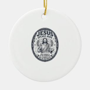 Jesus ASL Gehörlosengemeinschaft Inklusions-Shirt  Keramik Ornament