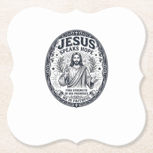 Jesus ASL Gehörlosengemeinschaft Inklusions-Shirt Untersetzer