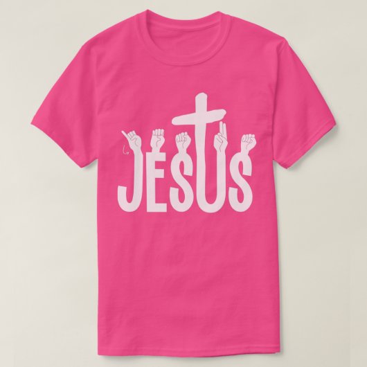 JESUS ASL T-Shirt (Design vorne)