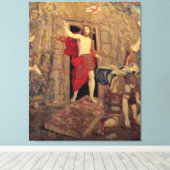 Jesus auf Auferstehungsband im Vatikan Leinwanddruck (Insitu (Holzboden))