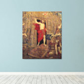 Jesus auf Auferstehungsband im Vatikan Leinwanddruck (Insitu (Holzboden))