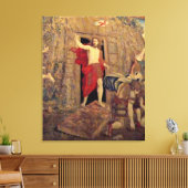 Jesus auf Auferstehungsband im Vatikan Leinwanddruck (Insitu (Wohnzimmer))