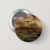 JESUS AUF DEM CROSS BUTTON (Vorne & Hinten)