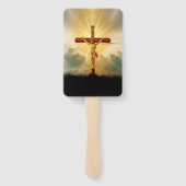 JESUS AUF DEM CROSS FÄCHER (Rückseite)