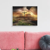 JESUS AUF DEM CROSS LEINWANDDRUCK (Insitu (Wohnzimmer))