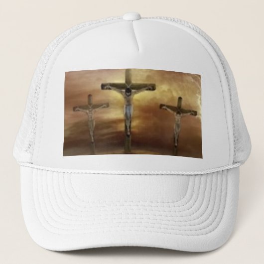 JESUS AUF DEM CROSS TRUCKERKAPPE (Vorderseite)