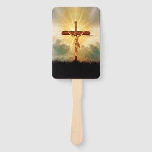 JESUS AUF DEM KREUZ FÄCHER