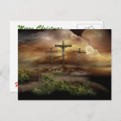 JESUS AUF DEM KREUZ FEIERTAGSPOSTKARTE (Vorne/Hinten)