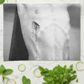 Jesus auf dem Kreuz Geschirrtuch (Gefaltet)