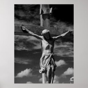 Schwarzer Jesus Poster Zazzle De