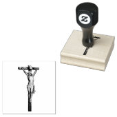 Jesus auf dem Kreuzkreuz Religiös Katholisch Gummistempel (Stempel)