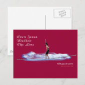 Jesus auf dem Weg Postkarte (Vorne/Hinten)