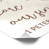 Jesus auf der Kreuzung der Maler Thorns Poster (Ecke)