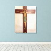 Jesus auf der Kreuzung Kunst Leinwanddruck (Insitu (Holzboden))