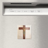 Jesus auf der Kreuzung Kunst Magnet (In Situ (Geschirrspüler))