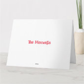 Jesus auf der Ostergrüßkarte Karte (Rückseite)