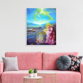 JESUS AUF DER SEESHORE ,St. John 21 Leinwanddruck (Insitu (Wohnzimmer))