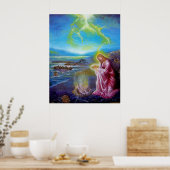 JESUS AUF DER SEESHORE ,St. John 21 Poster (Küche)