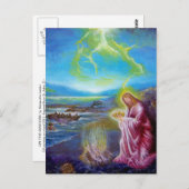 JESUS AUF DER SEESHORE ,St. John 21 Postkarte (Vorne/Hinten)