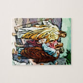 Jesus auf der Straße zu Emmaus Puzzle (Horizontal)