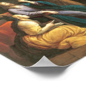 Jesus auf der Zuhause von Martha und Mary Poster (Ecke)