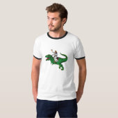 Jesus auf einem Dinosaurier T-Shirt (Vorne ganz)