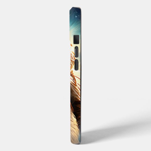 Jesus auf einem Eisbären Case-Mate iPhone Hülle (Rückseite / Links)