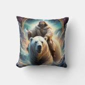 Jesus auf einem Eisbären Kissen (Vorderseite)