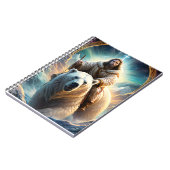 Jesus auf einem Eisbären Notizblock (Linke Seite)