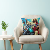 Jesus auf einem Fahrradkissen! Kissen (Stuhl )