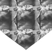 Jesus auf einem Kreuz Kurzer Tischläufer (Ecke)