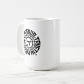 Jesus auf Hebräisch vertrauen Kaffeetasse (Vorderseite Links)