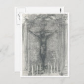 Jesus auf Kreuz - Postkarte (Vorne/Hinten)