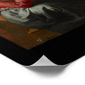 Jesus auf Mary und Martha's Zuhause Poster (Ecke)