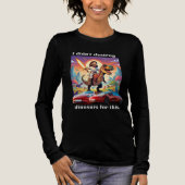 Jesus auf Trex gegenüber Elektroauto Tri-Blend Shirt (Vorderseite)