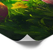 Jesus Auferstehung Ostern Poster (Ecke)