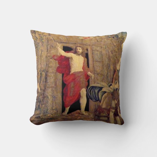 Jesus Auferstehung Pillow Kissen (Vorderseite)