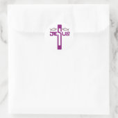 Jesus Auferstehung Sonntag Runder Aufkleber (Tasche)