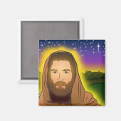Jesus: Auferstehungsmorgens Magnet (Vorderseite/Rückseite)