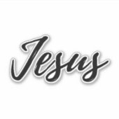 Jesus - Aufkleber (Vorderseite)
