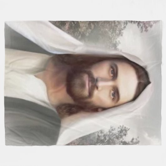 JESUS-AUGEN FLEECEDECKE (Vorderseite (Horizontal))