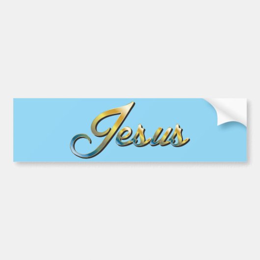 Jesus autoaufkleber (Vorne)