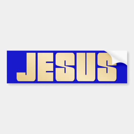 Jesus Autoaufkleber (Vorne)