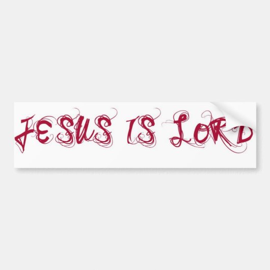 JESUS-Autoaufkleber Autoaufkleber (Vorne)