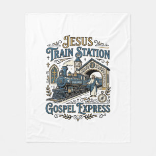 Jesus Bahnhof Gospel Express Jesus Zug Sta Fleecedecke