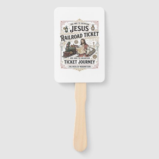 Jesus Bahnticket Reise Jesus Bahnticket Fächer (Vorderseite)