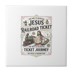 Jesus Bahnticket Reise Jesus Bahnticket Fliese